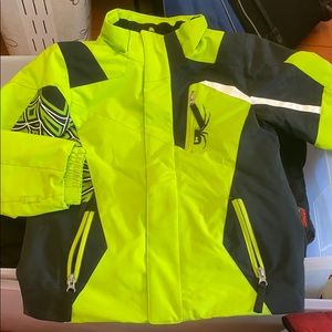 Boys spyder ski jacket